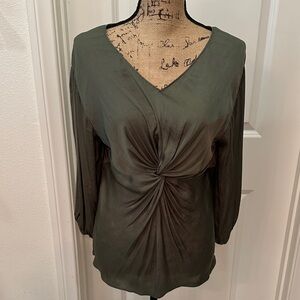 NAked Zebra Size Small Olive Green Women's Top